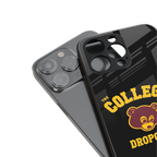 the college dropout back phone cover | glass case for iphone 14 pro max