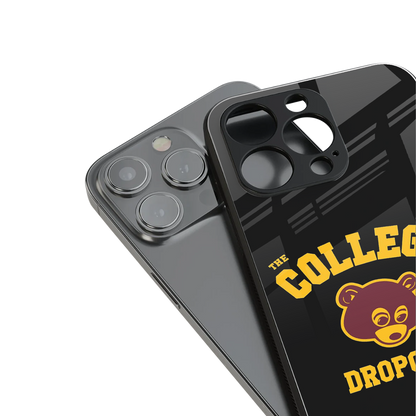 the college dropout back phone cover | glass case for iphone 14 pro max