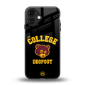 the college dropout back phone cover | glass case for iphone 16