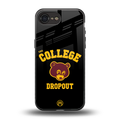 the college dropout back phone cover | glass case for iphone 16e