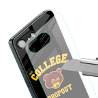 the college dropout back phone cover | glass case for iphone 16e