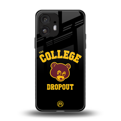 the college dropout back phone cover | glass case for nothing phone 2