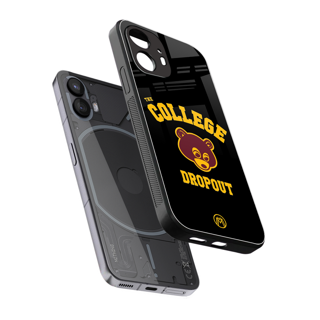 the college dropout back phone cover | glass case for nothing phone 2