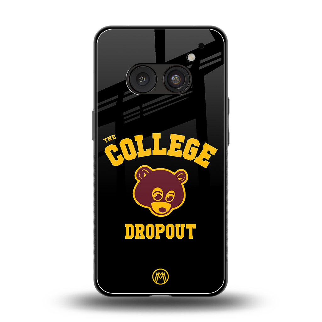 the college dropout back phone cover | glass case for nothing phone 2a