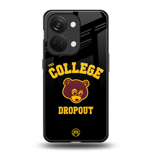 the college dropout back phone cover | glass case for oneplus nord 3