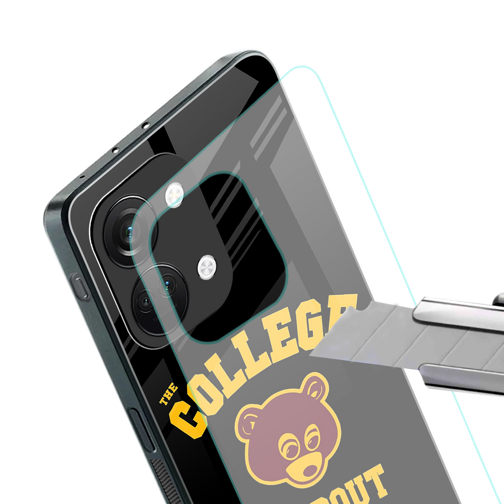 the college dropout back phone cover | glass case for oneplus nord 3