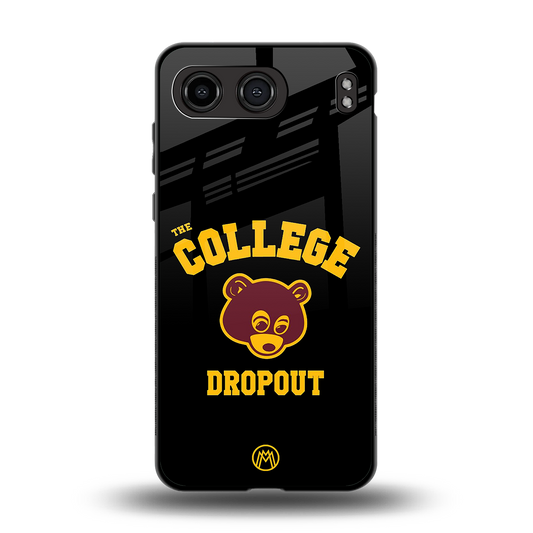 the college dropout back phone cover | glass case for oneplus nord 4