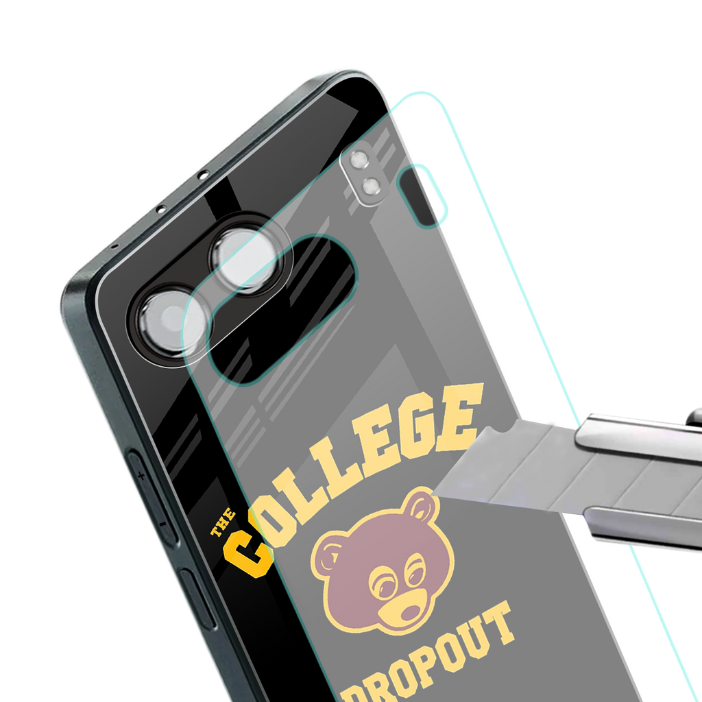 the college dropout back phone cover | glass case for oneplus nord 4