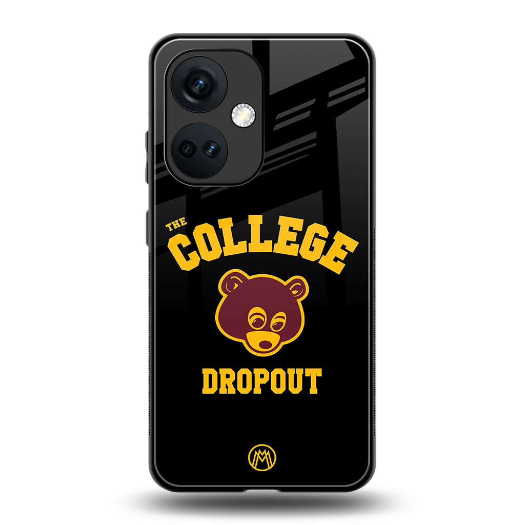 the college dropout back phone cover | glass case for oneplus nord ce 3