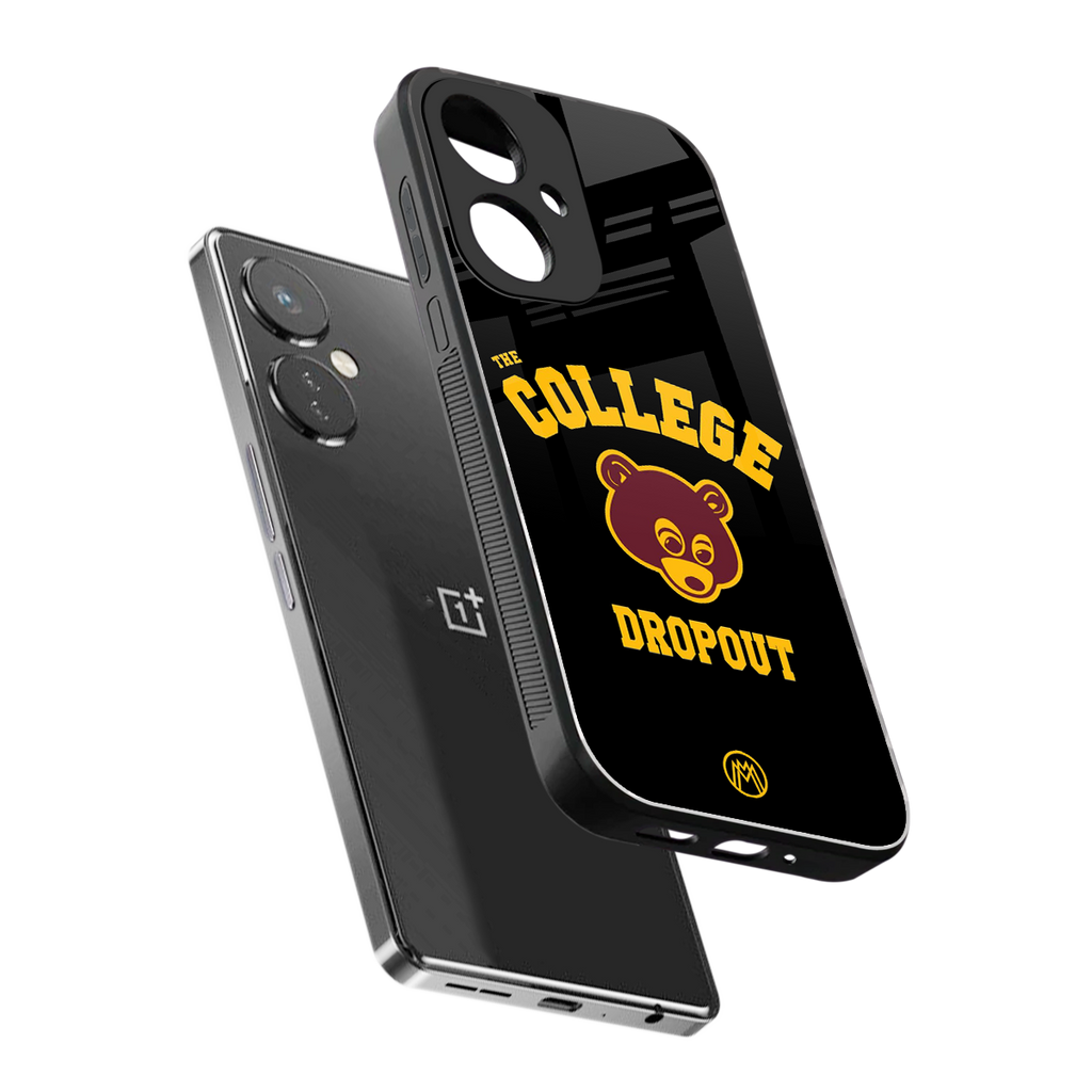 the college dropout back phone cover | glass case for oneplus nord ce 3