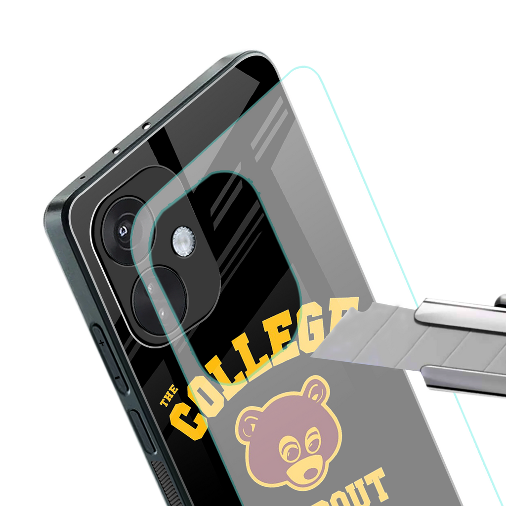 the college dropout back phone cover | glass case for oneplus nord ce 3