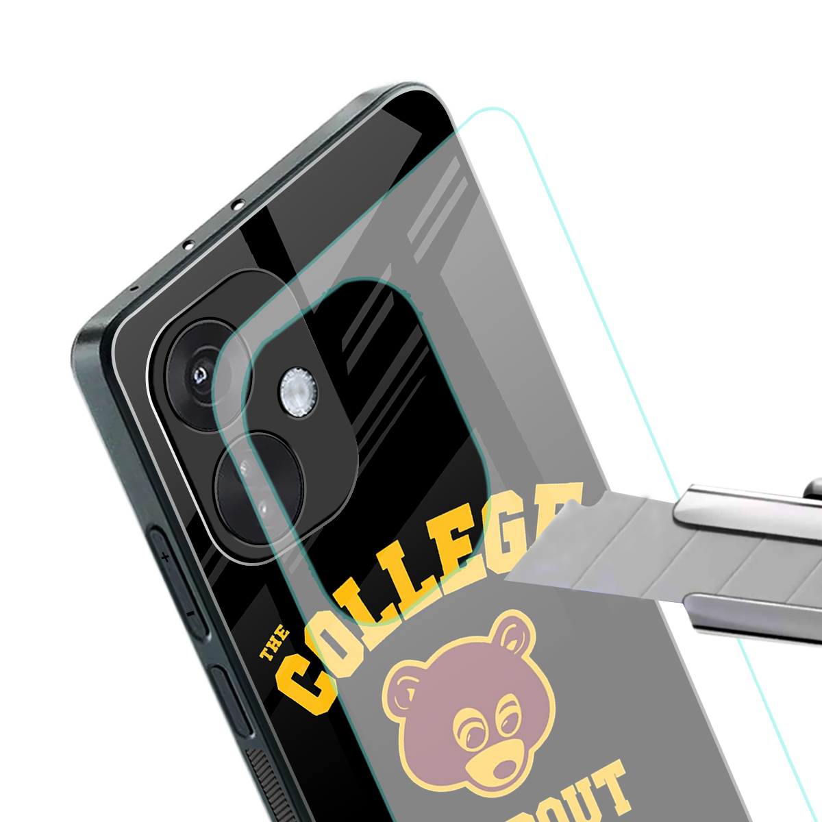 the college dropout back phone cover | glass case for oneplus nord ce 3