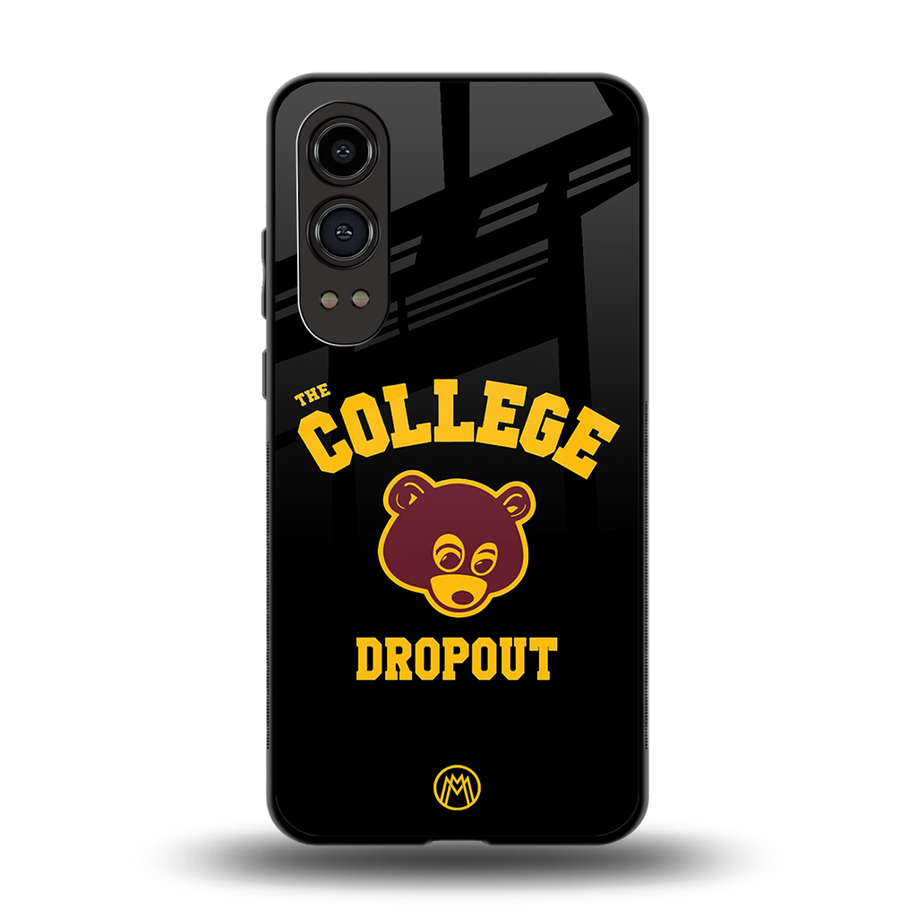 the college dropout back phone cover | glass case for oneplus nord ce 4 lite