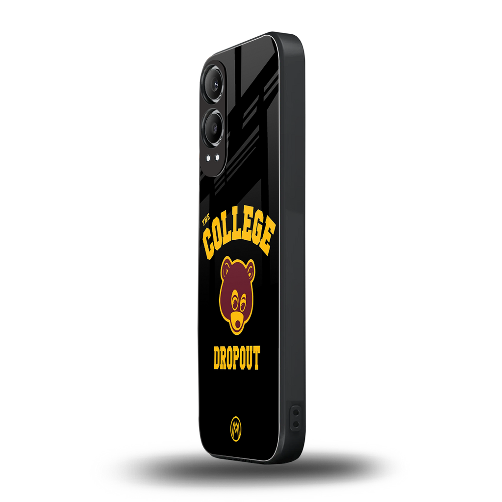 the college dropout back phone cover | glass case for oneplus nord ce 4 lite