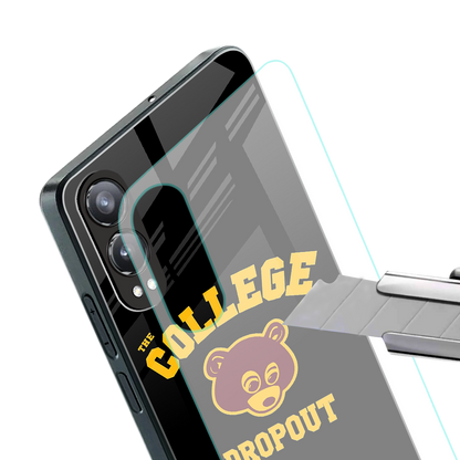 the college dropout back phone cover | glass case for oneplus nord ce 4 lite