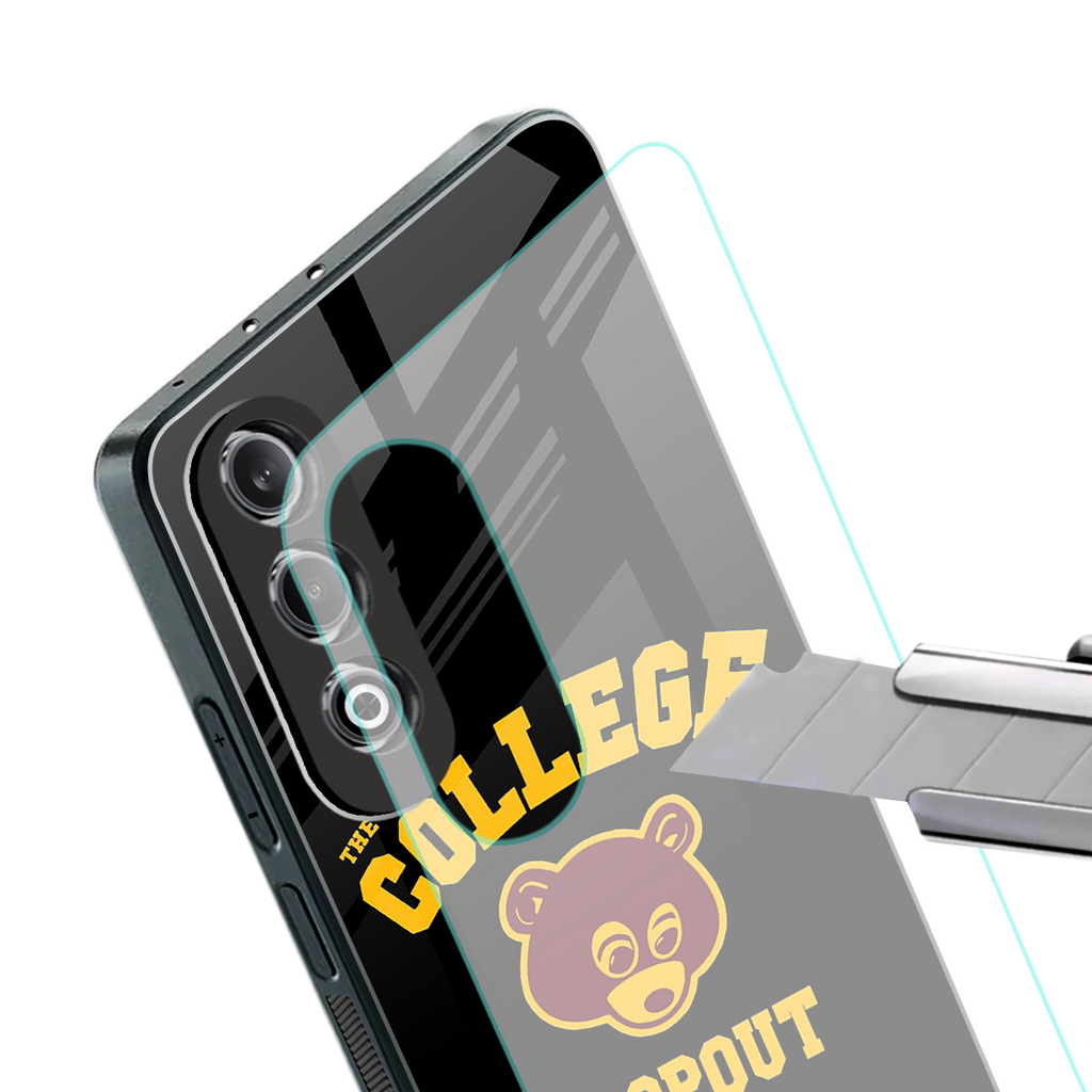 the college dropout back phone cover | glass case for oneplus nord ce 4