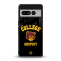 the college dropout back phone cover | glass case for google pixel 7 pro