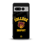 the college dropout back phone cover | glass case for google pixel 7 pro