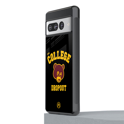the college dropout back phone cover | glass case for google pixel 7 pro