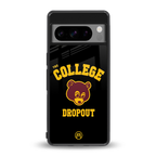 the college dropout back phone cover | glass case for google pixel 8 pro