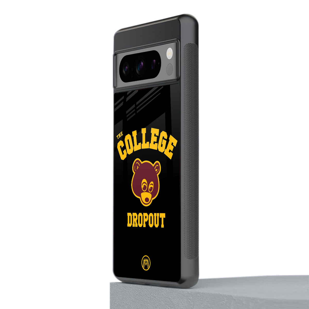 the college dropout back phone cover | glass case for google pixel 8 pro