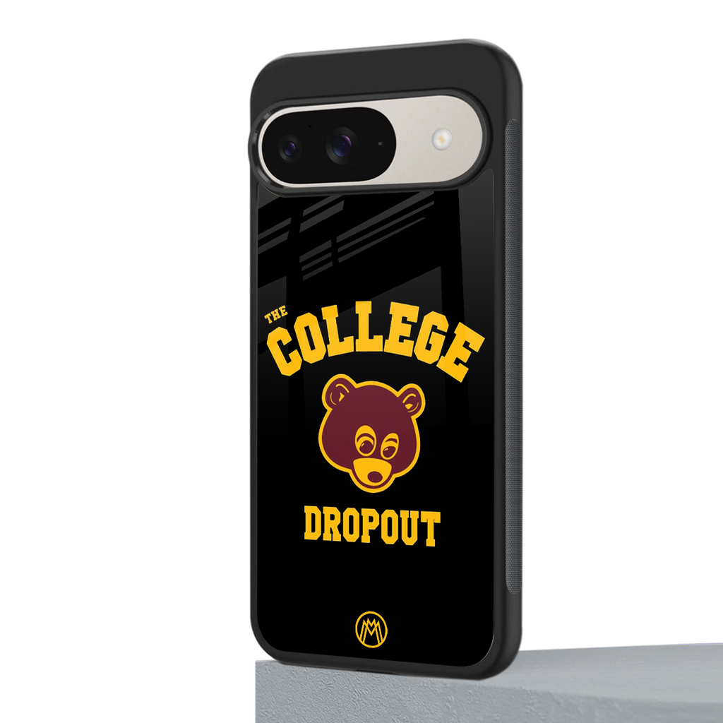 the college dropout back phone cover | glass case for google pixel 9