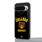 the college dropout back phone cover | glass case for google pixel 9 pro