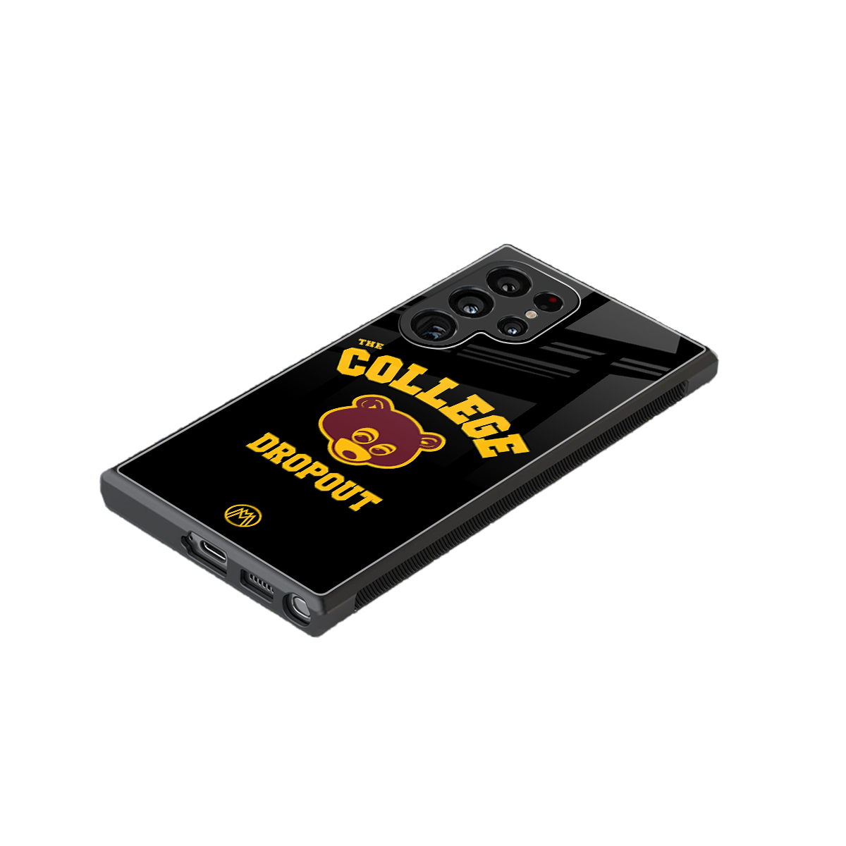 the college dropout back phone cover | glass case for samsung galaxy s24 ultra