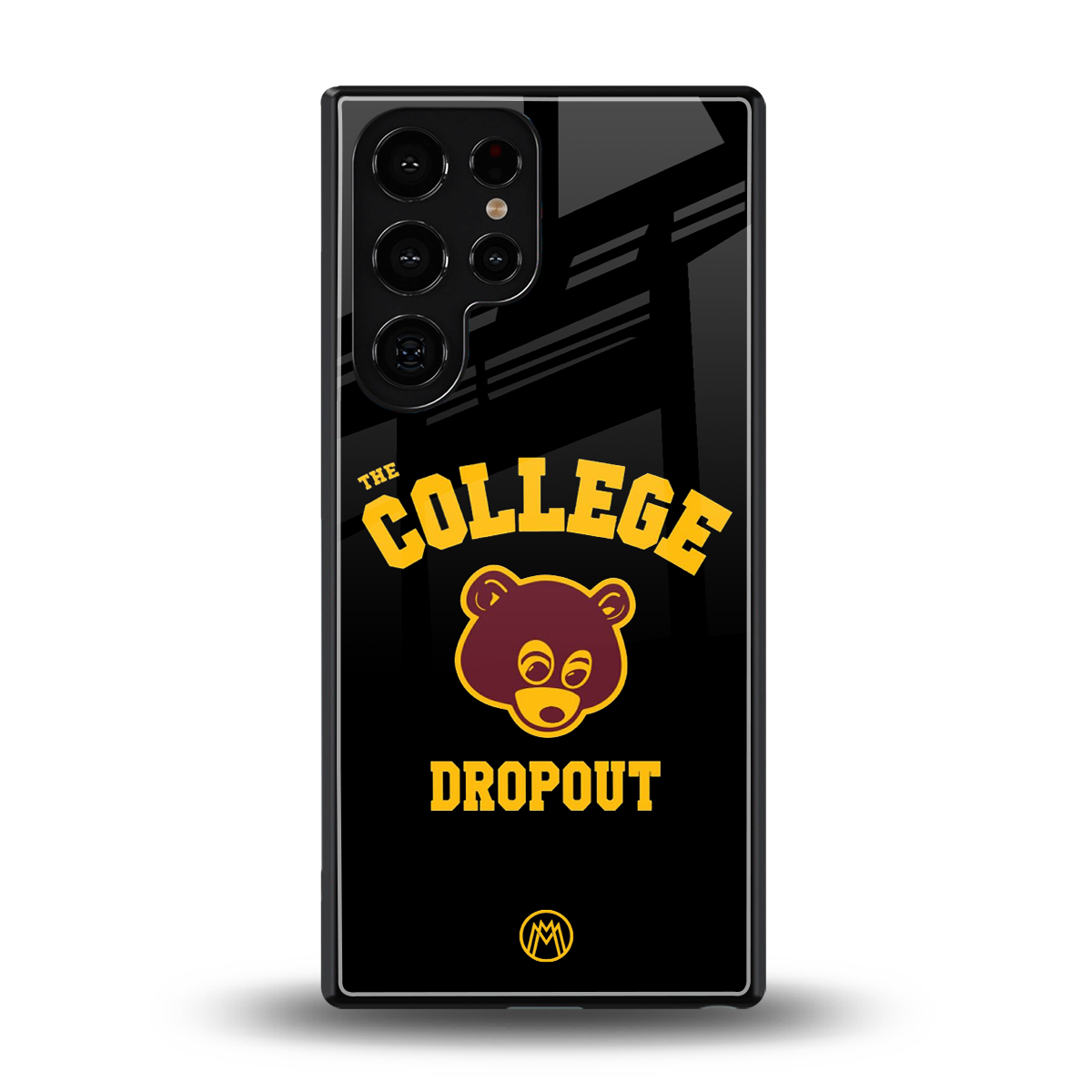the college dropout back phone cover | glass case for samsung galaxy s25 ultra