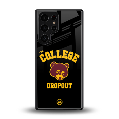 the college dropout back phone cover | glass case for samsung galaxy s25 ultra