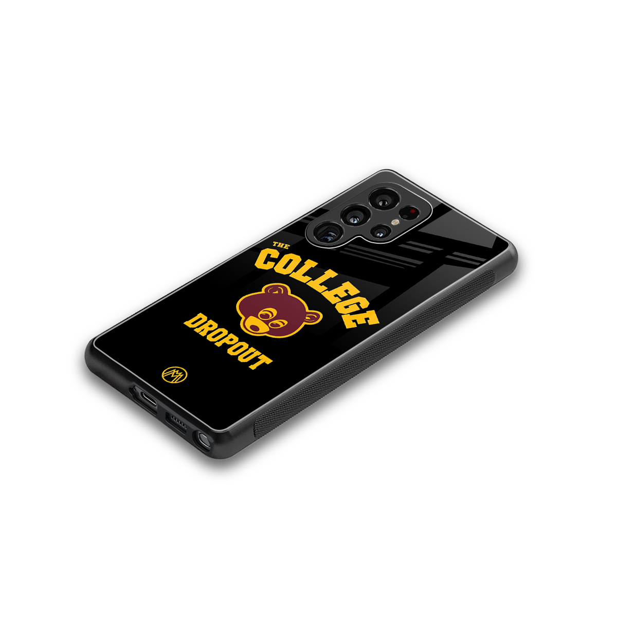 the college dropout back phone cover | glass case for samsung galaxy s25 ultra