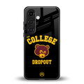 the college dropout back phone cover | glass case for samsung galaxy s24
