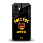 the college dropout back phone cover | glass case for samsung galaxy s24