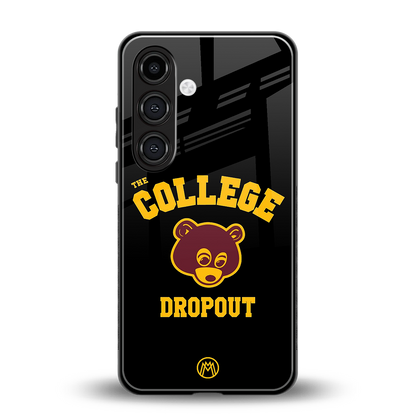 the college dropout back phone cover | glass case for samsung galaxy s23