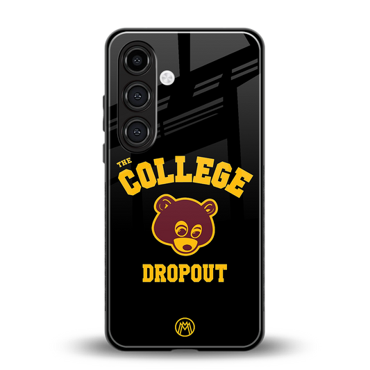 the college dropout back phone cover | glass case for samsung galaxy s23