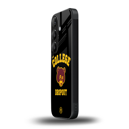 the college dropout back phone cover | glass case for samsung galaxy s23
