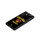 the college dropout back phone cover | glass case for samsung galaxy s24 plus