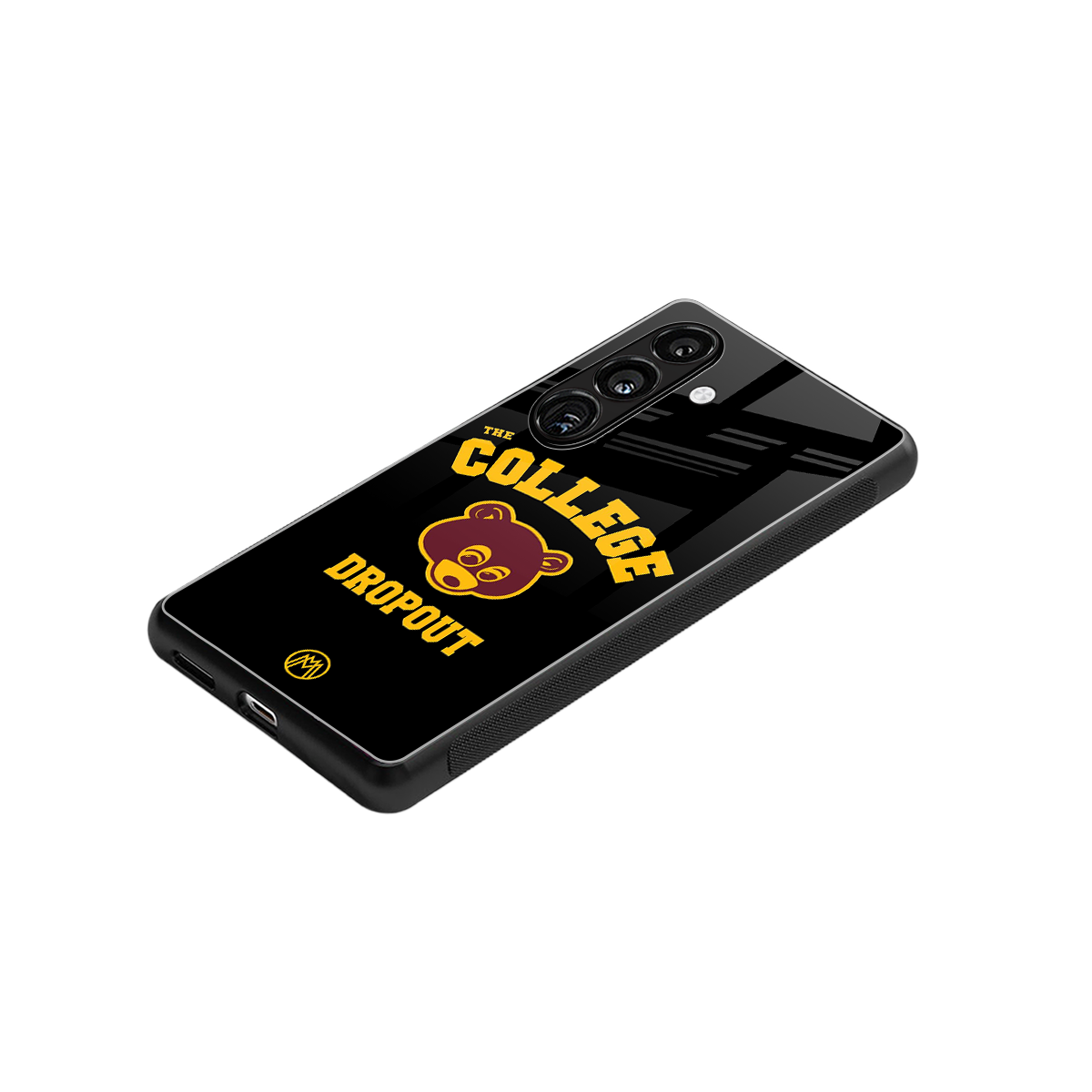 the college dropout back phone cover | glass case for samsung galaxy s24 plus