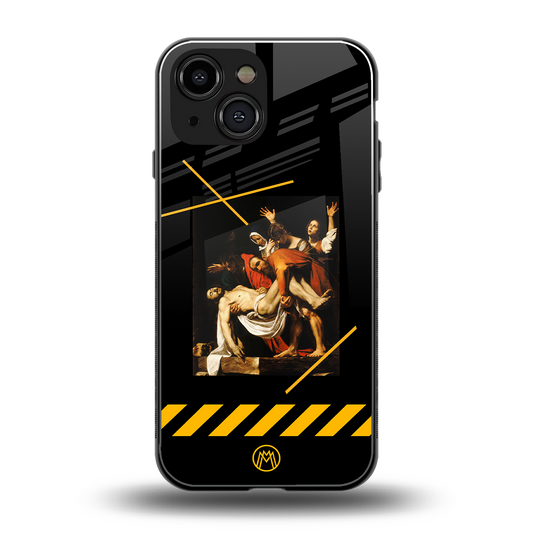 the entombment back phone cover | glass case for iphone 13 mini