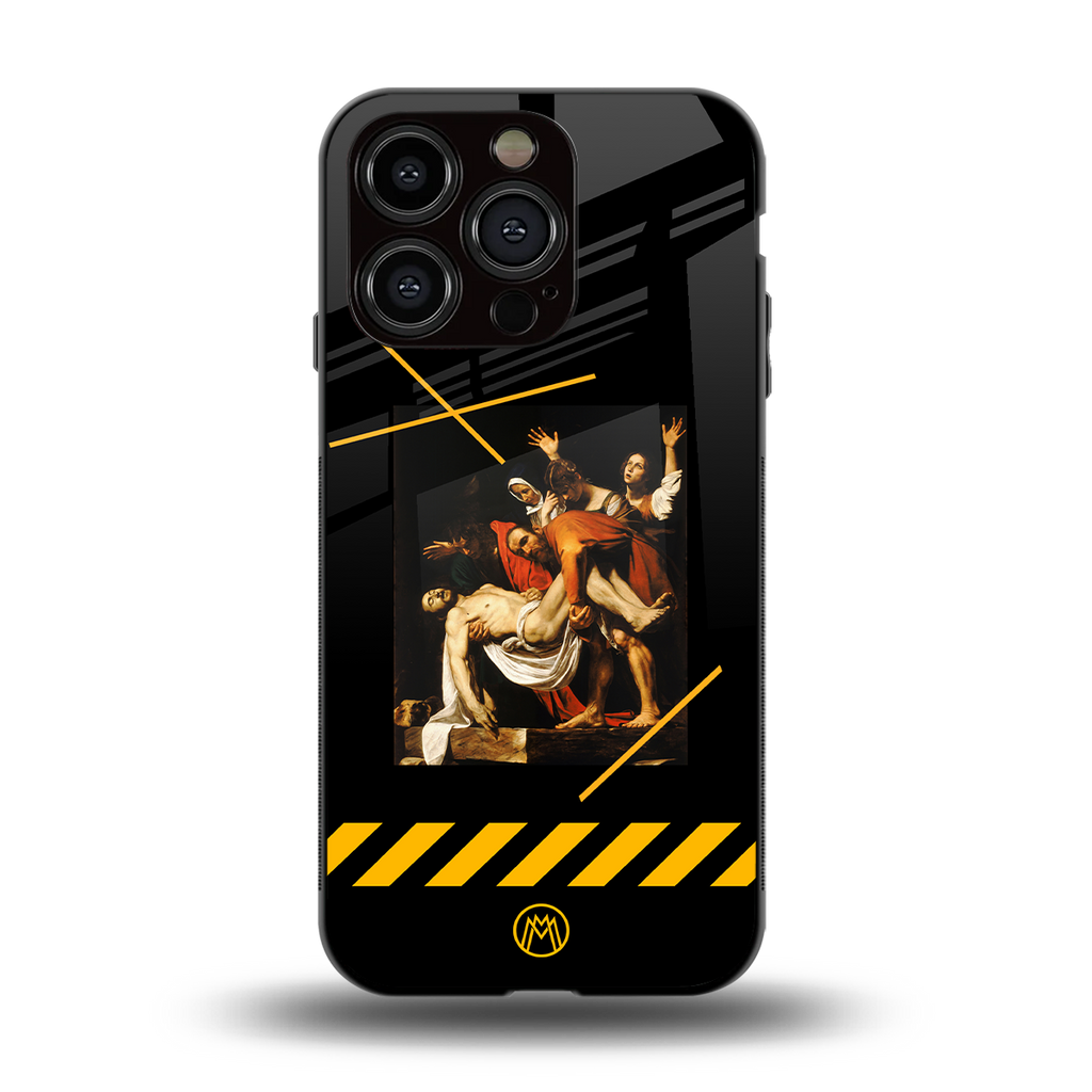 the entombment back phone cover | glass case for iphone 13 pro