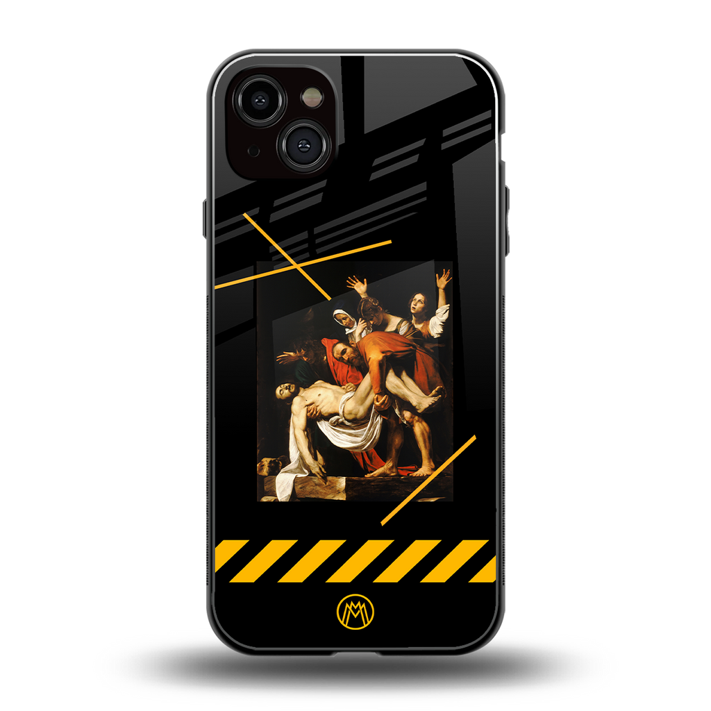 the entombment back phone cover | glass case for iphone 14 plus