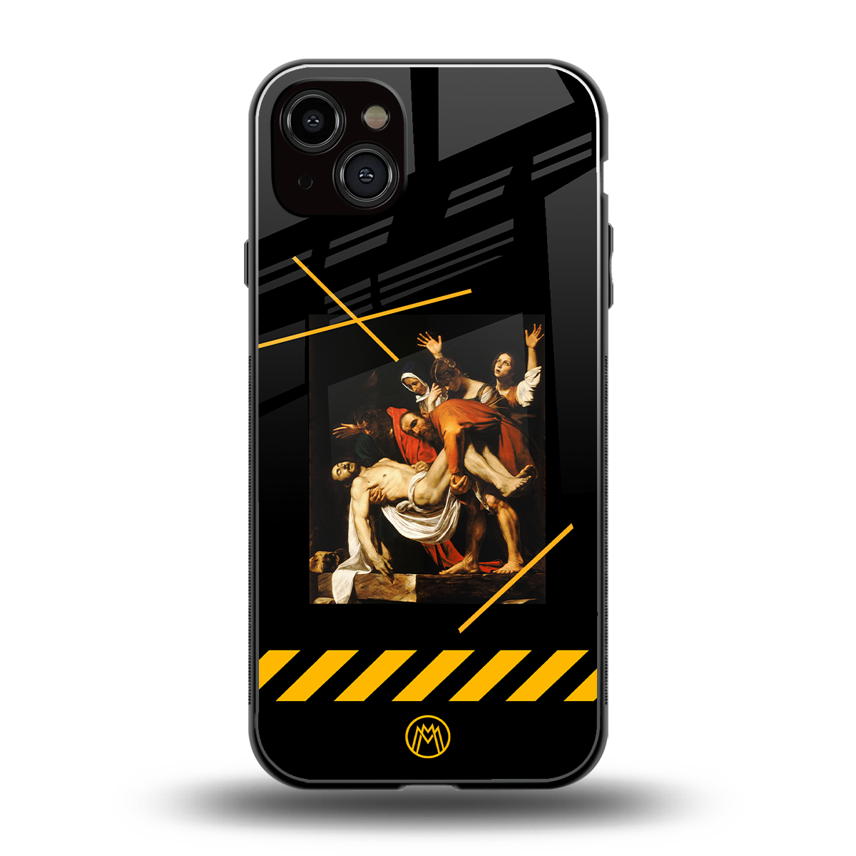 the entombment back phone cover | glass case for iphone 14 plus