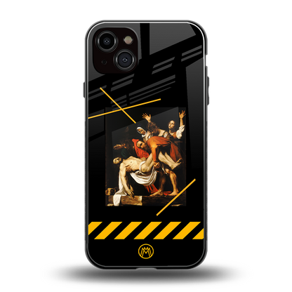 the entombment back phone cover | glass case for iphone 14 plus