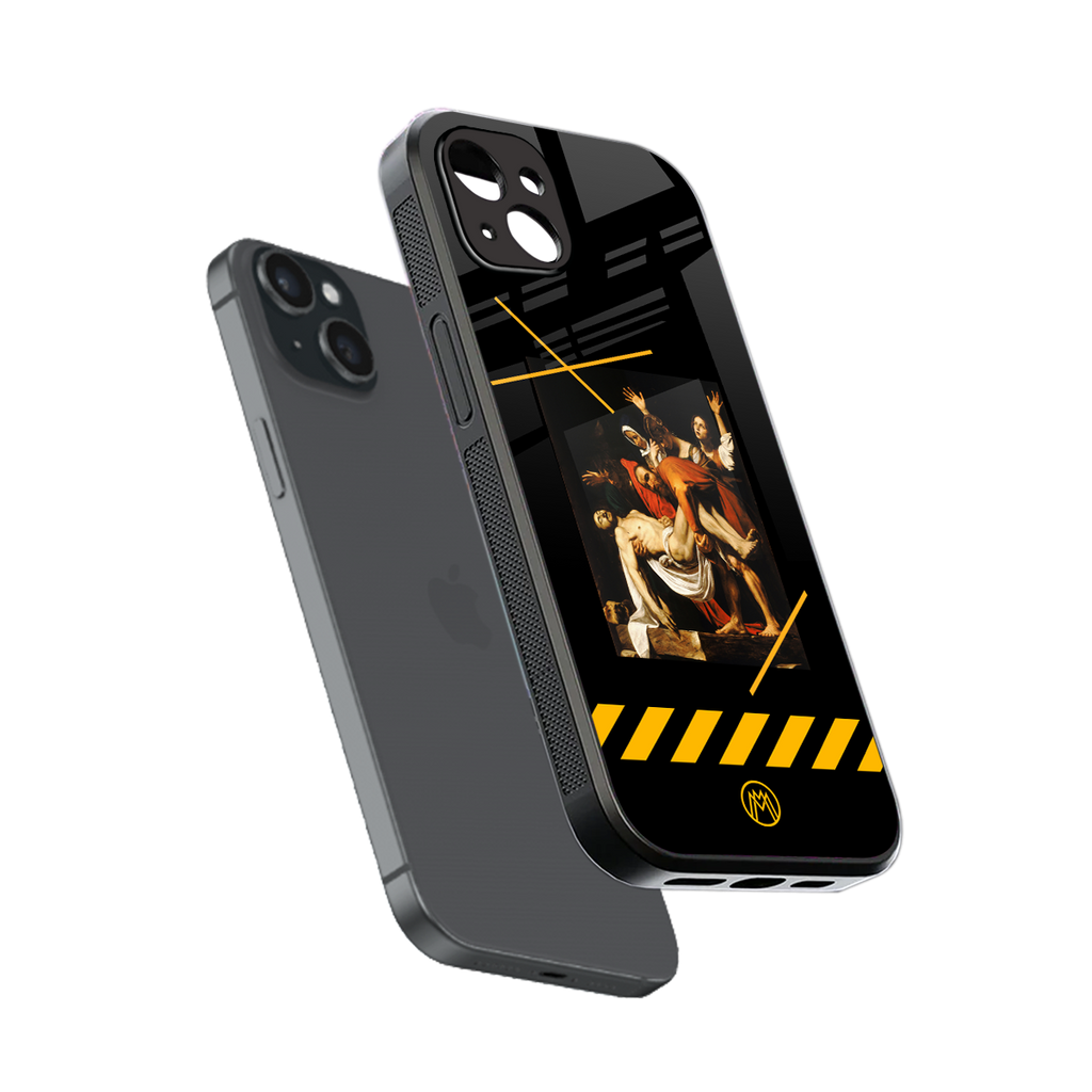 the entombment back phone cover | glass case for iphone 14 plus