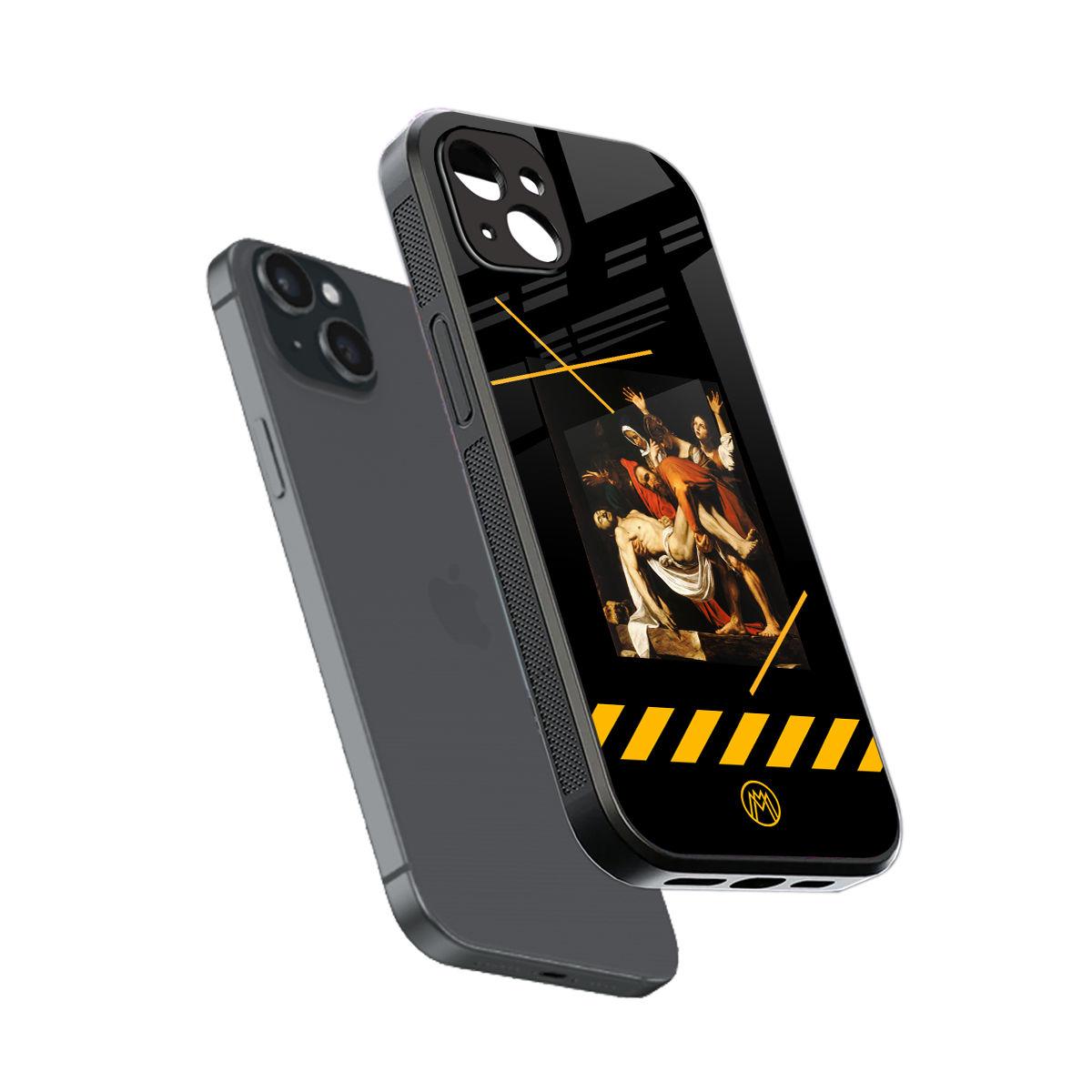 the entombment back phone cover | glass case for iphone 14 plus