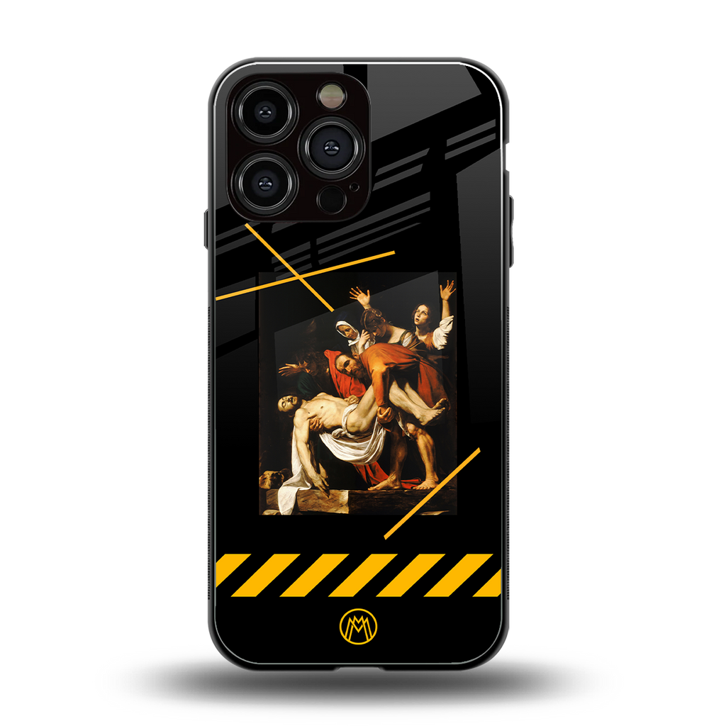 the entombment back phone cover | glass case for iphone 16 pro max