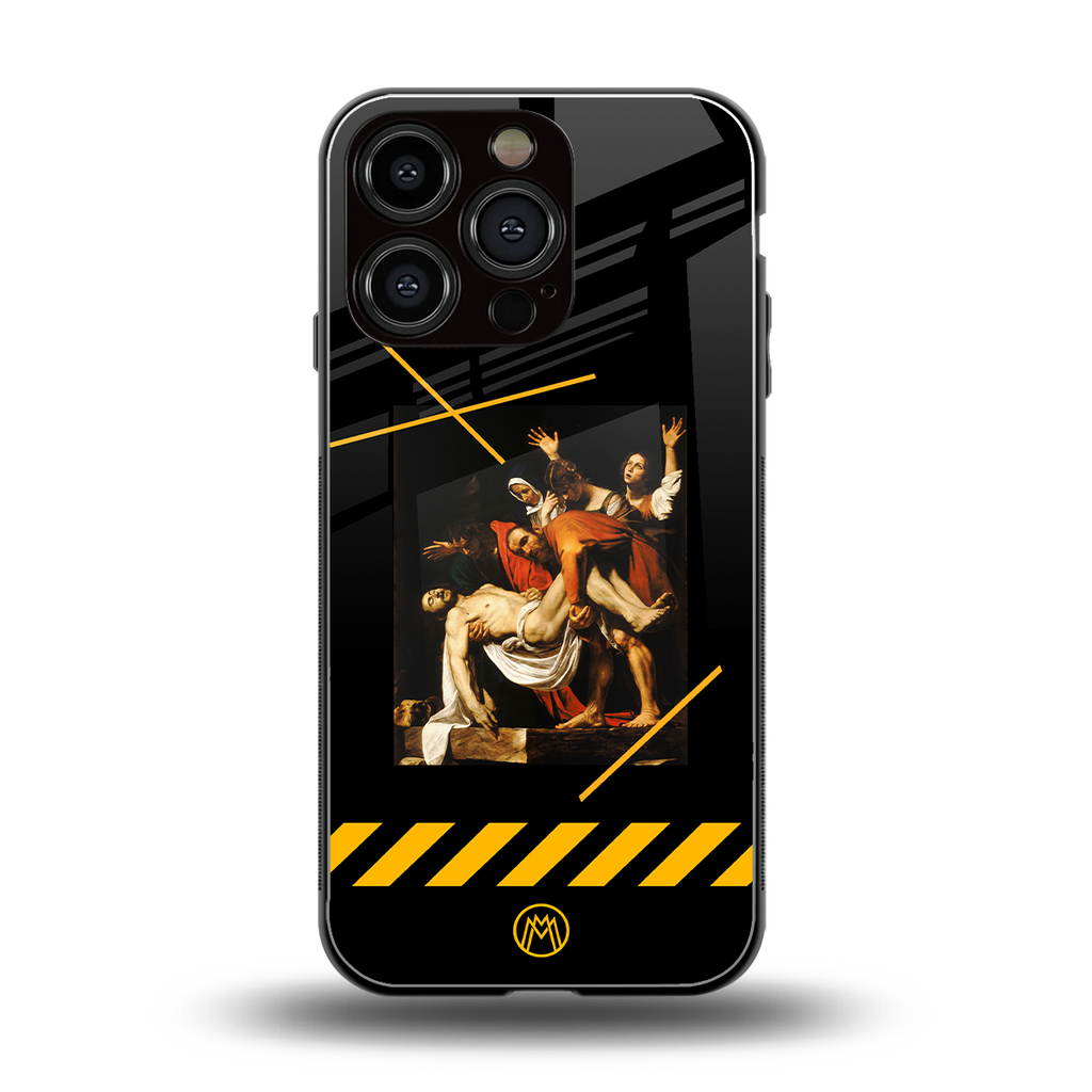 the entombment back phone cover | glass case for iphone 16 pro