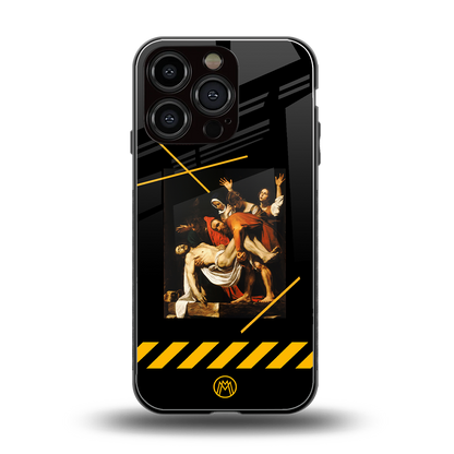 the entombment back phone cover | glass case for iphone 16 pro