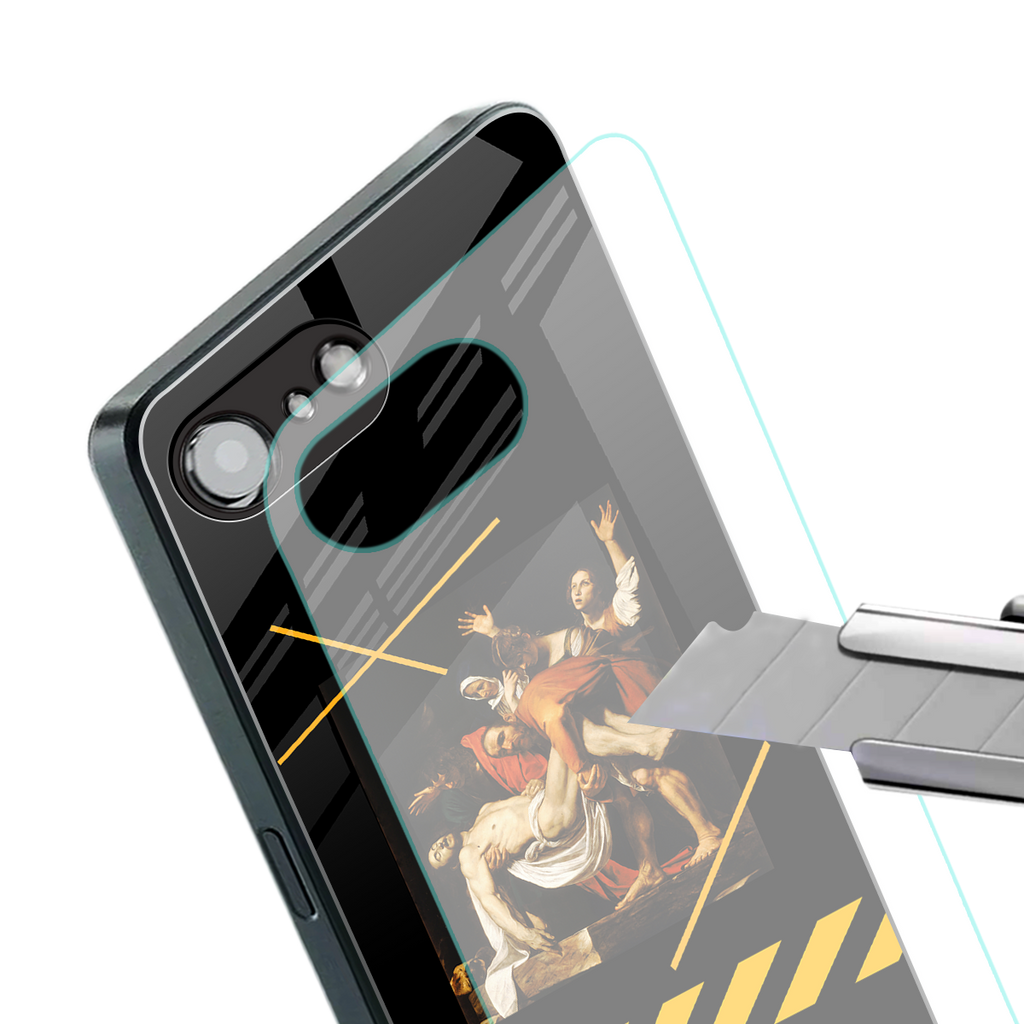 the entombment back phone cover | glass case for iphone 16e