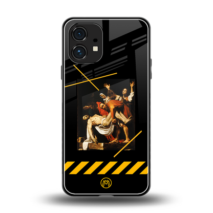 the entombment back phone cover | glass case for nothing phone 1